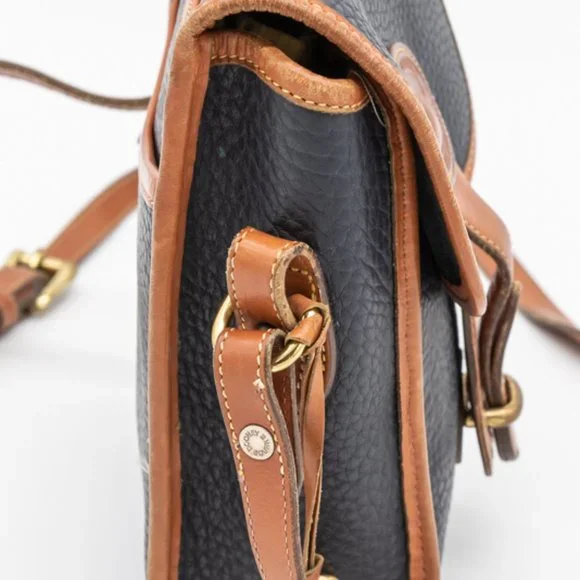 Dooney & Bourke crossbody black and brown leather purse - Picture 5 of 13